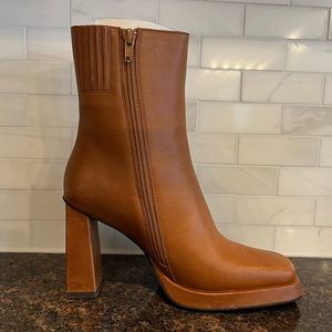 Jeffrey Campbell Boots Size 6 Brown Leather